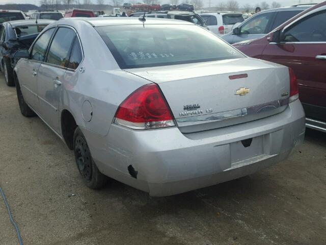 2G1WB58K279187998 - 2007 CHEVROLET IMPALA LS SILVER photo 3