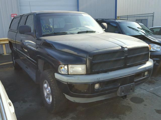 3B7HF12Z4WM216796 - 1998 DODGE RAM 1500 BLACK photo 1