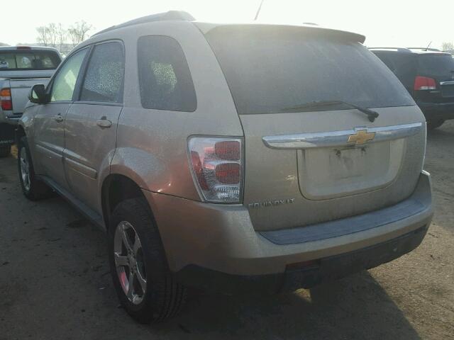 2CNDL63F376227479 - 2007 CHEVROLET EQUINOX LT TAN photo 3