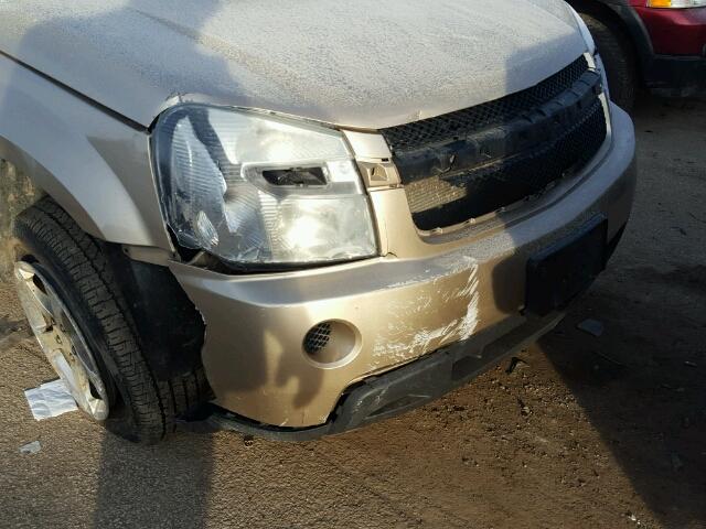 2CNDL63F376227479 - 2007 CHEVROLET EQUINOX LT TAN photo 9