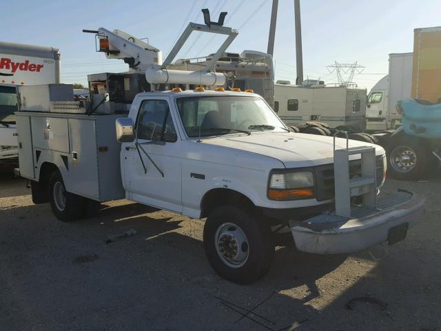 1FDLF47G4VEB91496 - 1997 FORD F SUPER DU WHITE photo 1