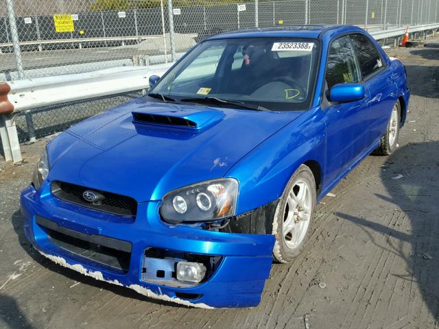 JF1GD29695G500474 - 2005 SUBARU IMPREZA WR BLUE photo 2