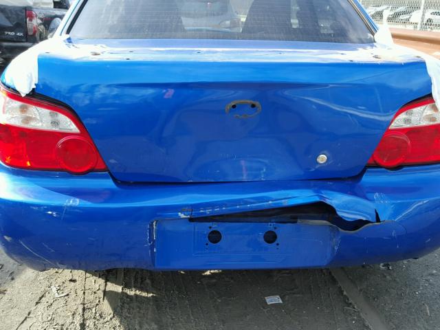 JF1GD29695G500474 - 2005 SUBARU IMPREZA WR BLUE photo 9