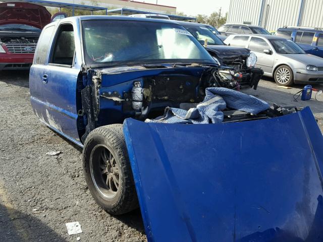 2GCEK19N631326219 - 2003 CHEVROLET SILVERADO BLUE photo 1