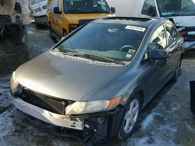 2HGFA168X6H513157 - 2006 HONDA CIVIC EX BROWN photo 2