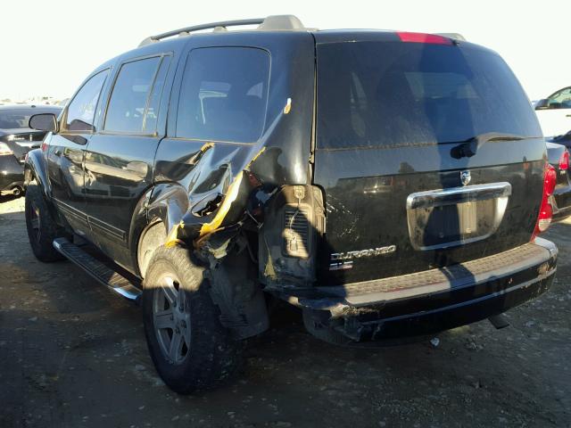 1D4HD48N94F165789 - 2004 DODGE DURANGO SL BLACK photo 3