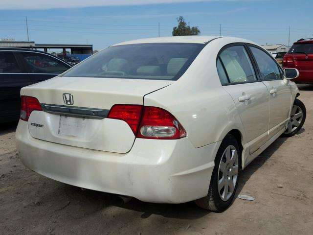 19XFA1F59BE019933 - 2011 HONDA CIVIC LX WHITE photo 4