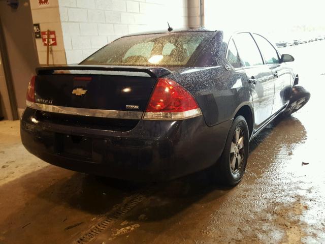 2G1WT58K989154012 - 2008 CHEVROLET IMPALA LT BLUE photo 4