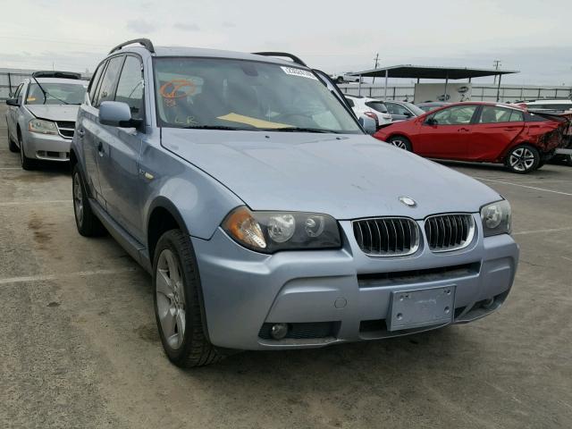 WBXPA93436WG74430 - 2006 BMW X3 3.0I BLUE photo 1