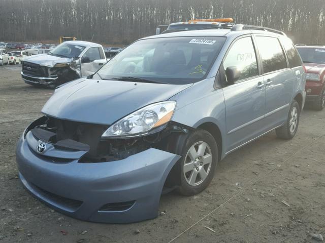 5TDKK4CC7AS334010 - 2010 TOYOTA SIENNA CE BLUE photo 2