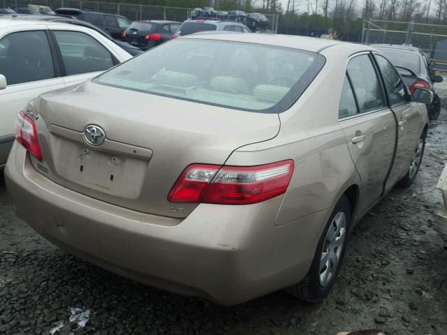 4T1BE46K07U729754 - 2007 TOYOTA CAMRY NEW BEIGE photo 4