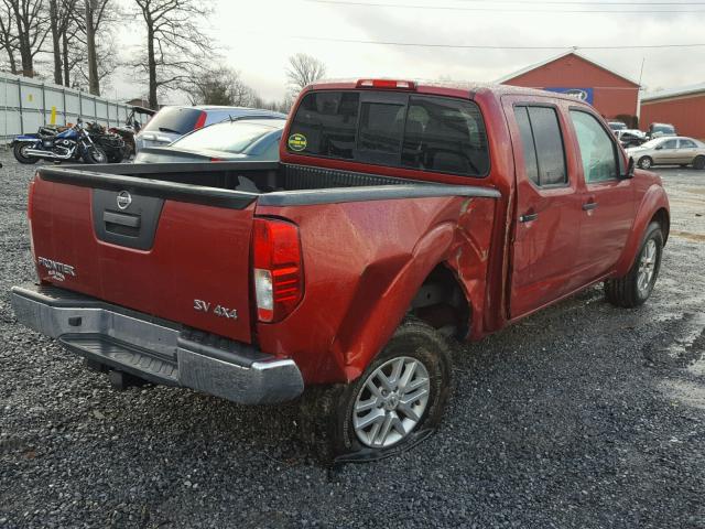 1N6AD0EV5GN725584 - 2016 NISSAN FRONTIER S RED photo 4