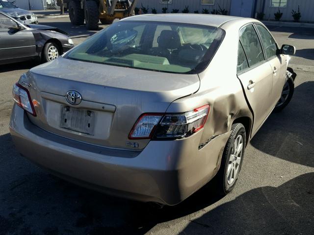 JTNBB46K673028845 - 2007 TOYOTA CAMRY NEW GOLD photo 4