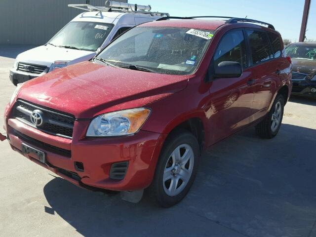 2T3BF4DV9AW038294 - 2010 TOYOTA RAV4 RED photo 2