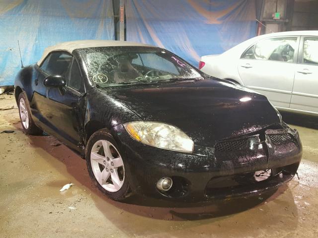 4A3AL25F27E024783 - 2007 MITSUBISHI ECLIPSE SP BLACK photo 1