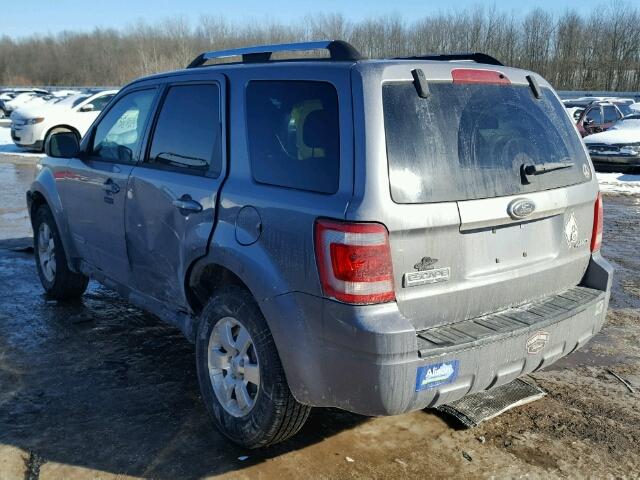 1FMCU94128KE09931 - 2008 FORD ESCAPE LIM GRAY photo 3