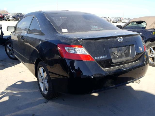 2HGFG1B6XAH506253 - 2010 HONDA CIVIC LX BLACK photo 3