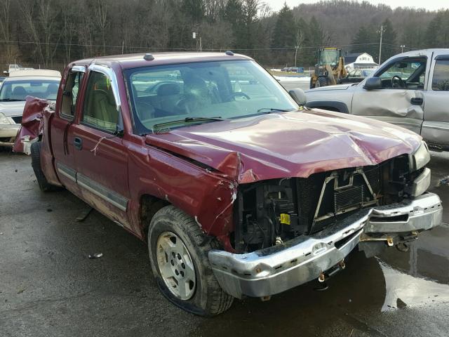 1GCEC19Z45Z233063 - 2005 CHEVROLET SILVERADO MAROON photo 1