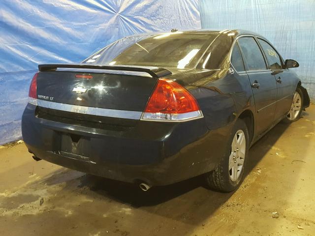 2G1WC581669431266 - 2006 CHEVROLET IMPALA LT BLACK photo 4