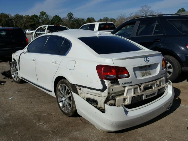 JTHBE96S480037795 - 2008 LEXUS GS 350 WHITE photo 3