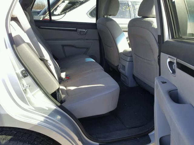 5NMSG13D09H242714 - 2009 HYUNDAI SANTA FE G 银色 照片 6