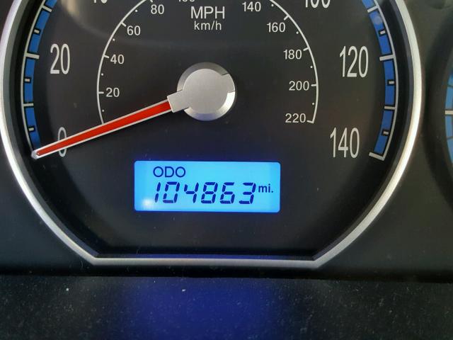 5NMSG13D09H242714 - 2009 HYUNDAI SANTA FE G 银色 照片 8