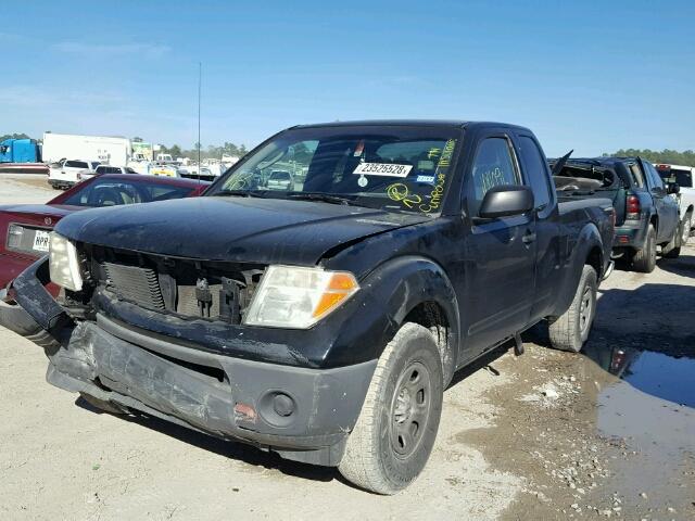 1N6BD06T26C435430 - 2006 NISSAN FRONTIER K BLACK photo 2