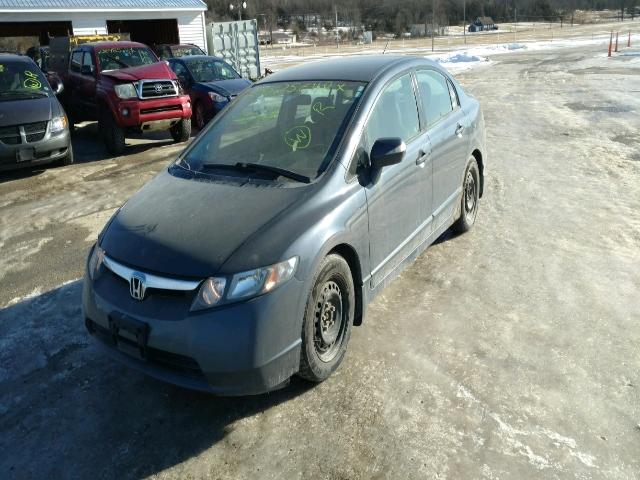 JHMFA36267S008862 - 2007 HONDA CIVIC HYBR GRAY photo 2