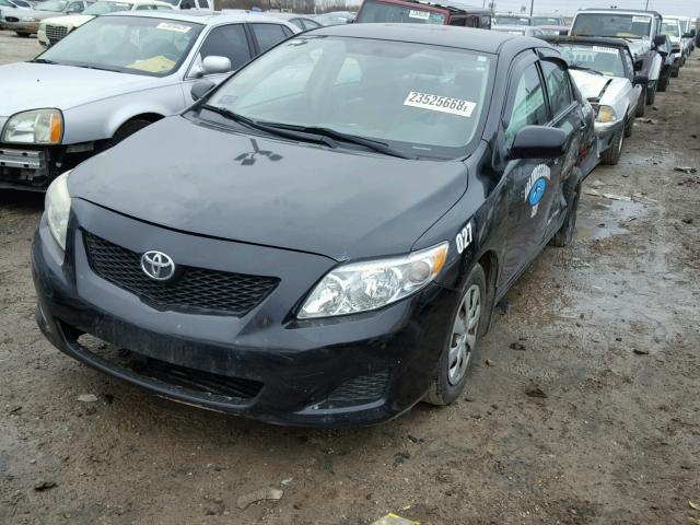 JTDBL40E099052319 - 2009 TOYOTA COROLLA BA BLACK photo 2