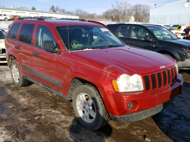 1J4GR48K66C349750 - 2006 JEEP GRAND CHER RED photo 1