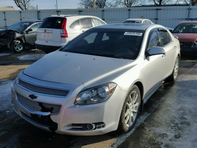 1G1ZE5E06CF218856 - 2012 CHEVROLET MALIBU LTZ 银色 照片 2