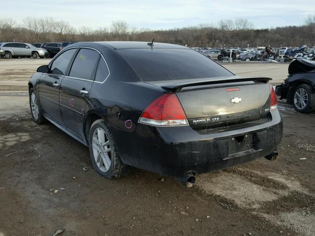 2G1WC5E38E1109182 - 2014 CHEVROLET IMPALA LIM BLACK photo 3