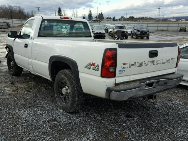 1GCEK14X25Z350150 - 2005 CHEVROLET SILVERADO WHITE photo 3