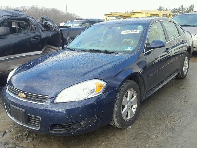 2G1WB5EN1A1230876 - 2010 CHEVROLET IMPALA LT BLUE photo 2