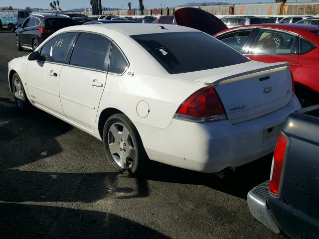 2G1WD58CX69245597 - 2006 CHEVROLET IMPALA SUP WHITE photo 3