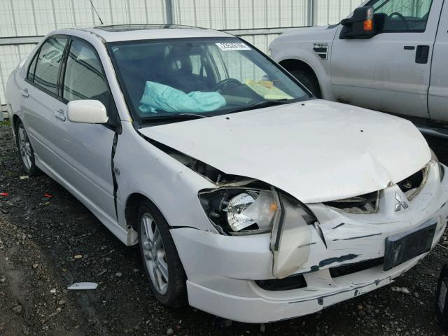 JA3AJ66F64U031041 - 2004 MITSUBISHI LANCER RAL WHITE photo 1