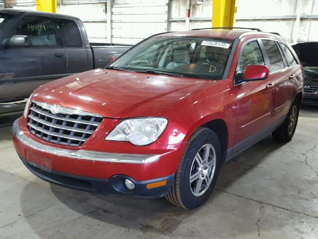 2A8GM68X07R200859 - 2007 CHRYSLER PACIFICA T RED photo 2