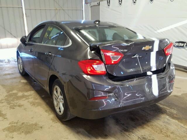 1G1BE5SM6H7236526 - 2017 CHEVROLET CRUZE LT CHARCOAL photo 3