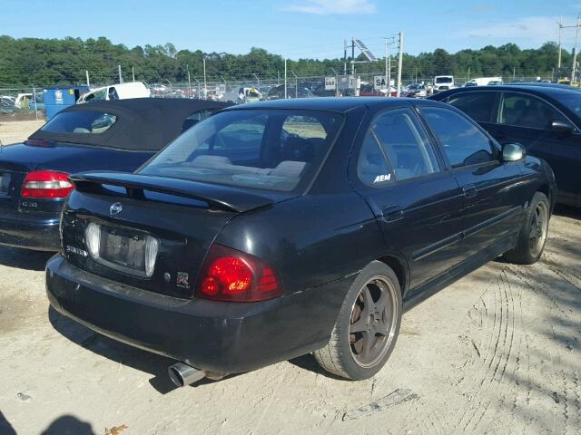 3N1AB51A45L533498 - 2005 NISSAN SENTRA SE- BLACK photo 4