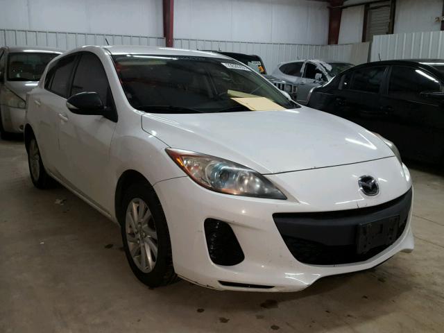 JM1BL1L73C1534865 - 2012 MAZDA 3 I WHITE photo 1