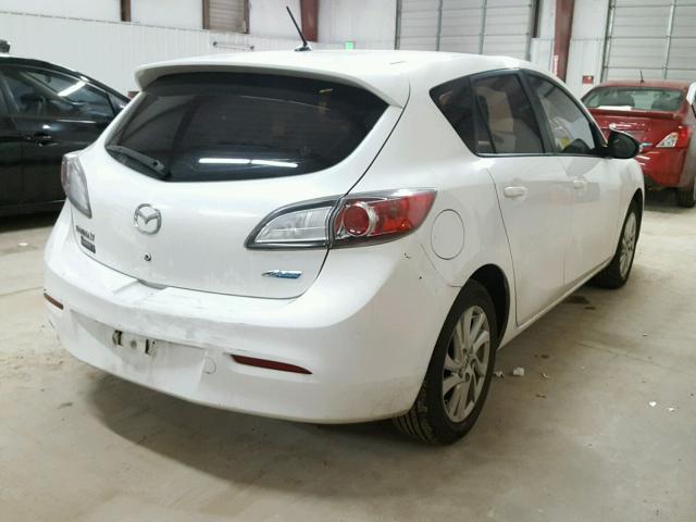 JM1BL1L73C1534865 - 2012 MAZDA 3 I WHITE photo 4