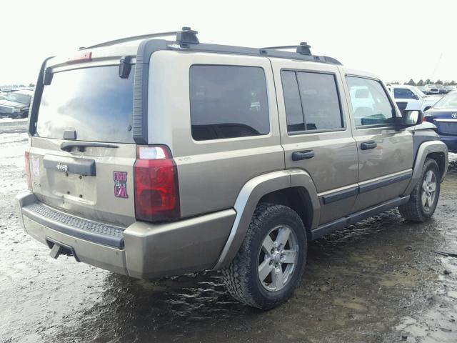 1J8HG48K06C302819 - 2006 JEEP COMMANDER TAN photo 4