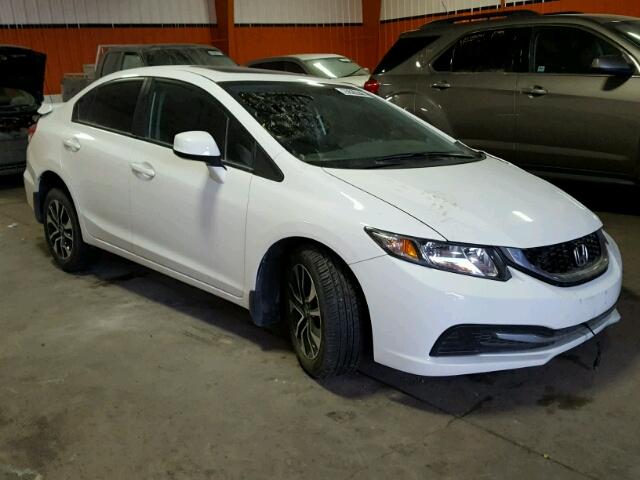 2HGFB2E5XDH031926 - 2013 HONDA CIVIC LX WHITE photo 1