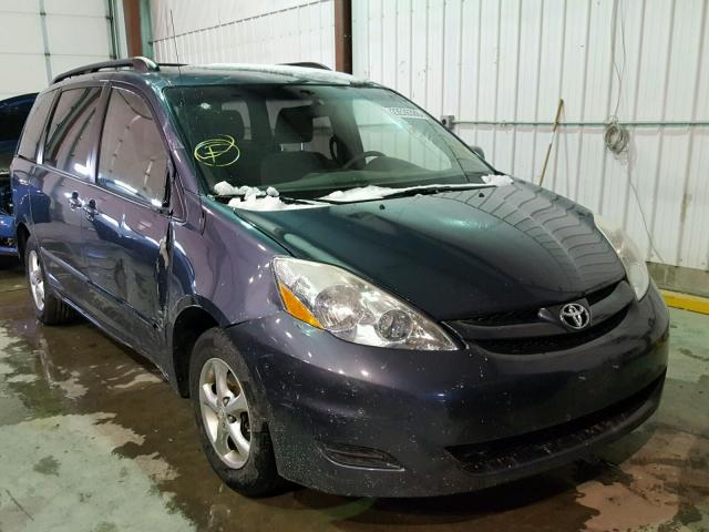 5TDZK23C49S255568 - 2009 TOYOTA SIENNA CE BLUE photo 1