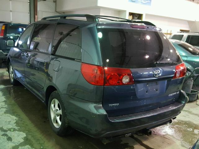 5TDZK23C49S255568 - 2009 TOYOTA SIENNA CE BLUE photo 3