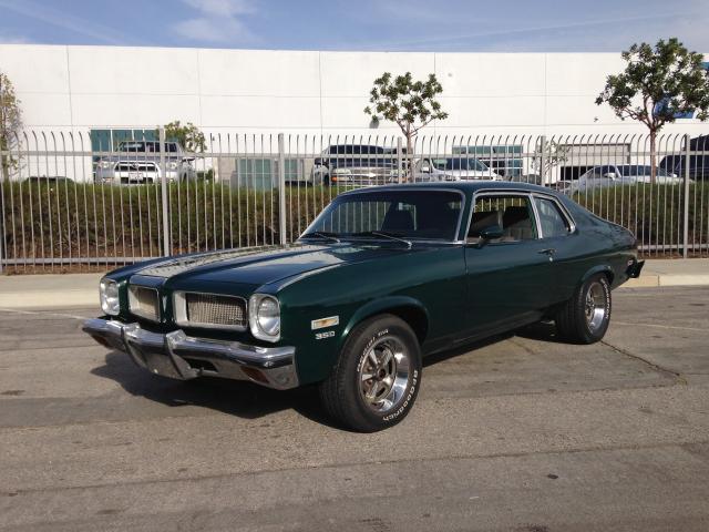 00002Z17M3L122761 - 1973 PONTIAC GTO GREEN photo 3