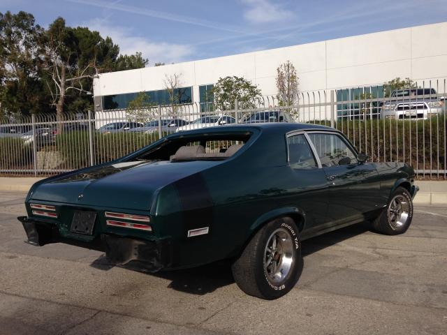 00002Z17M3L122761 - 1973 PONTIAC GTO GREEN photo 4