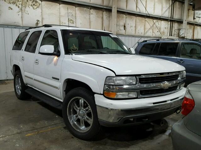 1GNEK13T32R134373 - 2002 CHEVROLET TAHOE K150 WHITE photo 1