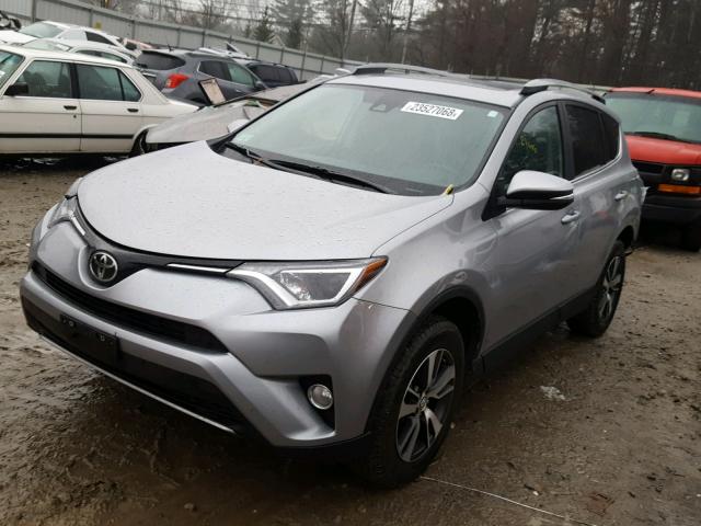 2T3RFREV6HW596849 - 2017 TOYOTA RAV4 XLE GRAY photo 2