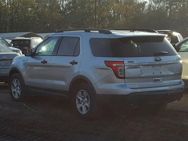 1FM5K7B82DGA01039 - 2013 FORD EXPLORER SILVER photo 3